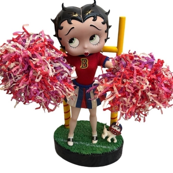 Danbury Mint Betty Boop Cheerleader Porcelain Doll 1995 - Picture 1 of 6